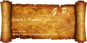 Gantz Paméla névjegykártya